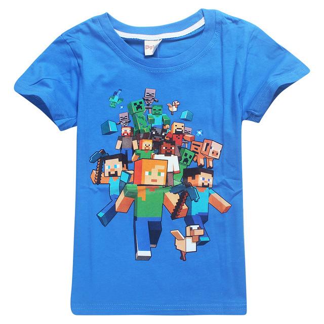Minecraft Pajamas for Girls kids Boys Children Clothing Set 2018New Youth Pyjama Cartoon Pijamas Unicorn Sleepwear baby Clothes