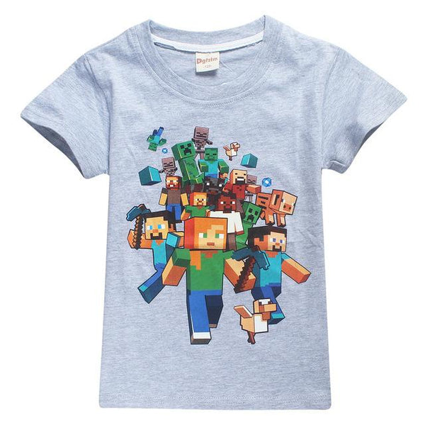 Minecraft Pajamas for Girls kids Boys Children Clothing Set 2018New Youth Pyjama Cartoon Pijamas Unicorn Sleepwear baby Clothes