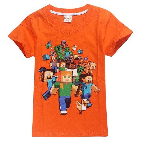 Minecraft Pajamas for Girls kids Boys Children Clothing Set 2018New Youth Pyjama Cartoon Pijamas Unicorn Sleepwear baby Clothes