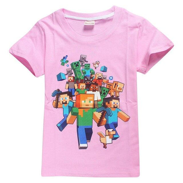 Minecraft Pajamas for Girls kids Boys Children Clothing Set 2018New Youth Pyjama Cartoon Pijamas Unicorn Sleepwear baby Clothes