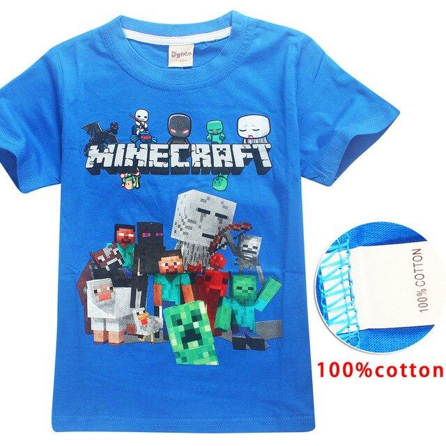 Minecraft Pajamas for Girls kids Boys Children Clothing Set 2018New Youth Pyjama Cartoon Pijamas Unicorn Sleepwear baby Clothes