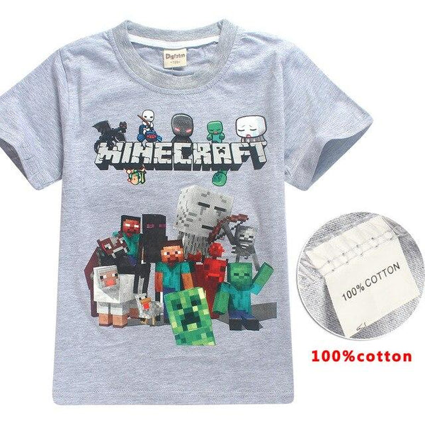 Minecraft Pajamas for Girls kids Boys Children Clothing Set 2018New Youth Pyjama Cartoon Pijamas Unicorn Sleepwear baby Clothes