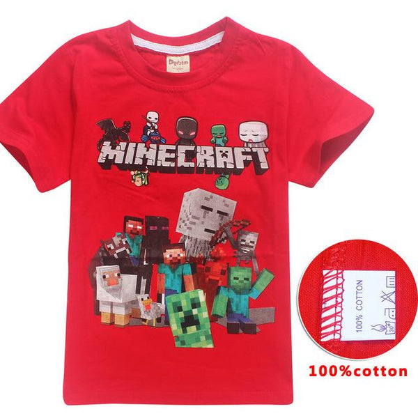 Minecraft Pajamas for Girls kids Boys Children Clothing Set 2018New Youth Pyjama Cartoon Pijamas Unicorn Sleepwear baby Clothes
