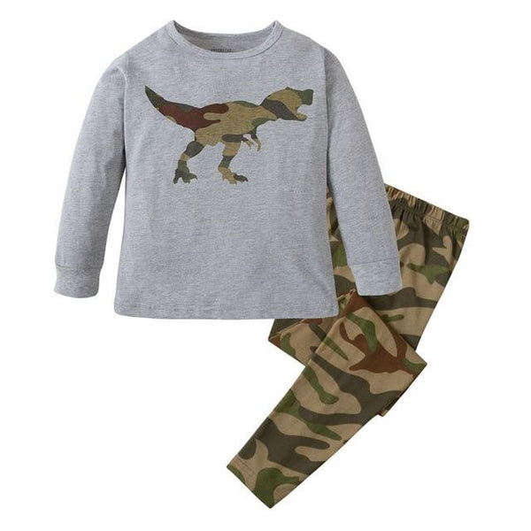 Children Clothes Baby 2pc Long Sleeve Cotton Pajamas Sets Kids Sleepwear Girls Christmas Pajamas Princess Clothes Boys Pyjamas