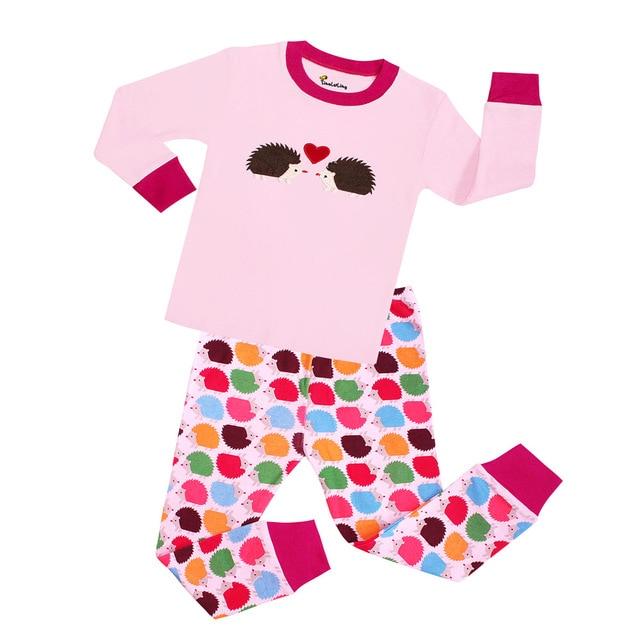 Children Clothes Baby 2pc Long Sleeve Cotton Pajamas Sets Kids Sleepwear Girls Christmas Pajamas Princess Clothes Boys Pyjamas