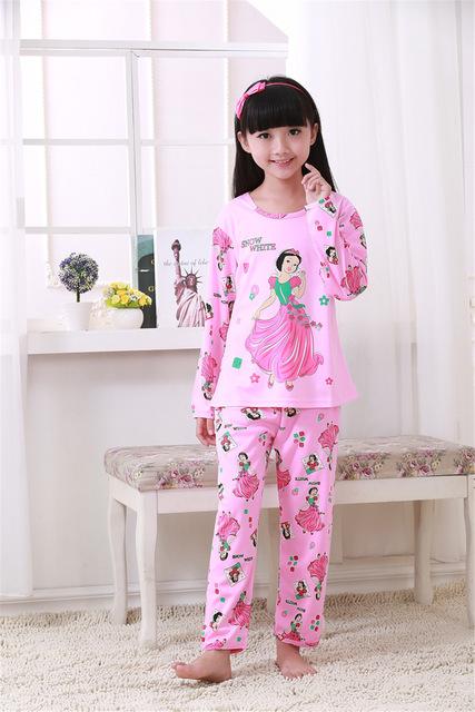 Cartoon Children long Sleeve Pajamas Boy Girl autumn sleepwear Baby nighty Suit Child bedgown Clothes kids lovely pyjamas suit
