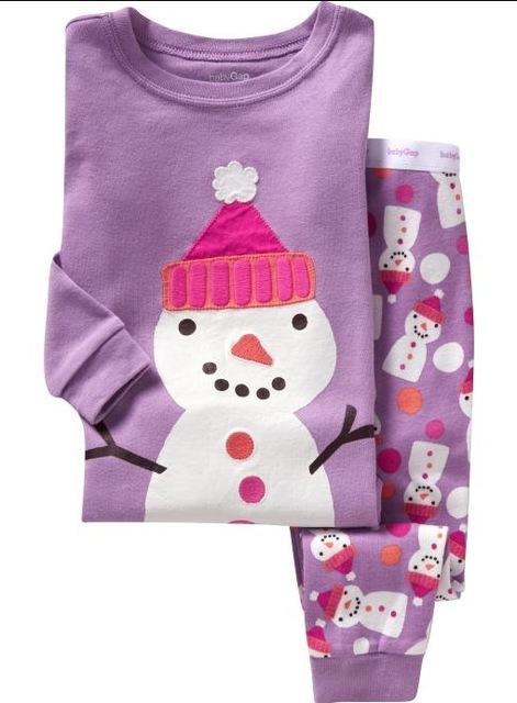 Baby Girls Summer Long Sleeve Cotton Pajamas Sets Kids Pijamas Infantil Baby Nightgowns Sleepwear roupas infantis menina