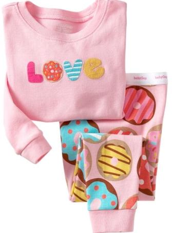 Baby Girls Summer Long Sleeve Cotton Pajamas Sets Kids Pijamas Infantil Baby Nightgowns Sleepwear roupas infantis menina