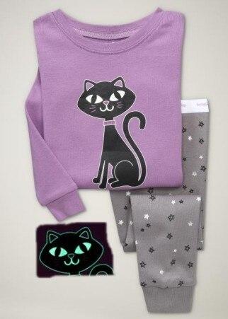 Baby Girls Summer Long Sleeve Cotton Pajamas Sets Kids Pijamas Infantil Baby Nightgowns Sleepwear roupas infantis menina