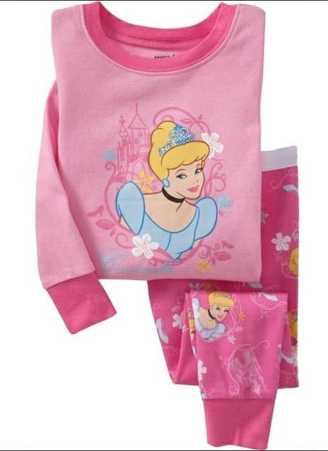 Baby Girls Summer Long Sleeve Cotton Pajamas Sets Kids Pijamas Infantil Baby Nightgowns Sleepwear roupas infantis menina