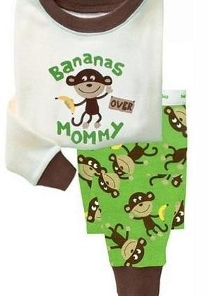 Baby Girls Summer Long Sleeve Cotton Pajamas Sets Kids Pijamas Infantil Baby Nightgowns Sleepwear roupas infantis menina