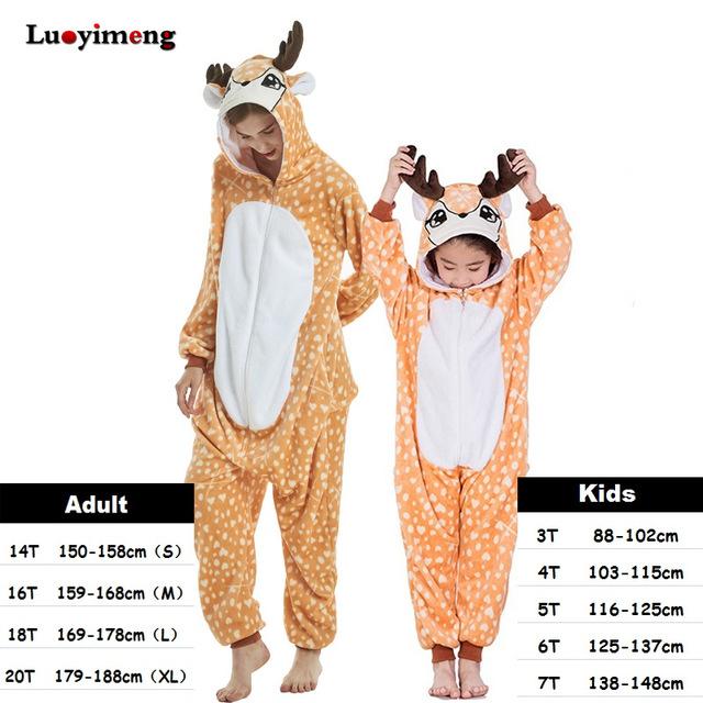Pink Licorne Kids Kigurumi Panda Blanket Overall Adult Children Hoodie Animal Christmas Pajamas Onesie Cosplay Flannel Sleepwear
