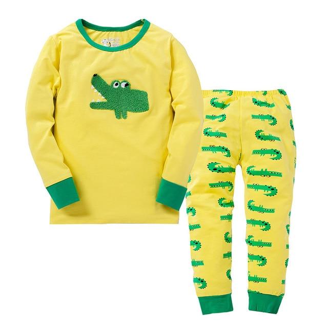 100 Cotton Full Sleeve Hero Cartoon Sleepwear Baby Nightwear Children Pajamas Sets Pijamas Unicornio Boys Clothes Girls PJS