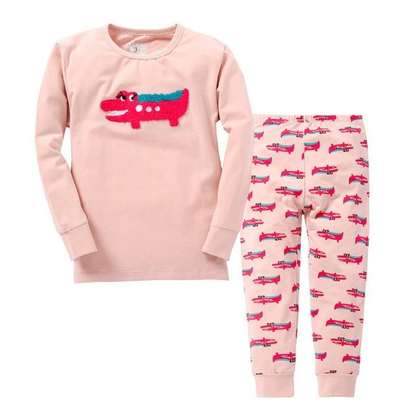100 Cotton Full Sleeve Hero Cartoon Sleepwear Baby Nightwear Children Pajamas Sets Pijamas Unicornio Boys Clothes Girls PJS