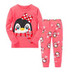 100 Cotton Full Sleeve Hero Cartoon Sleepwear Baby Nightwear Children Pajamas Sets Pijamas Unicornio Boys Clothes Girls PJS