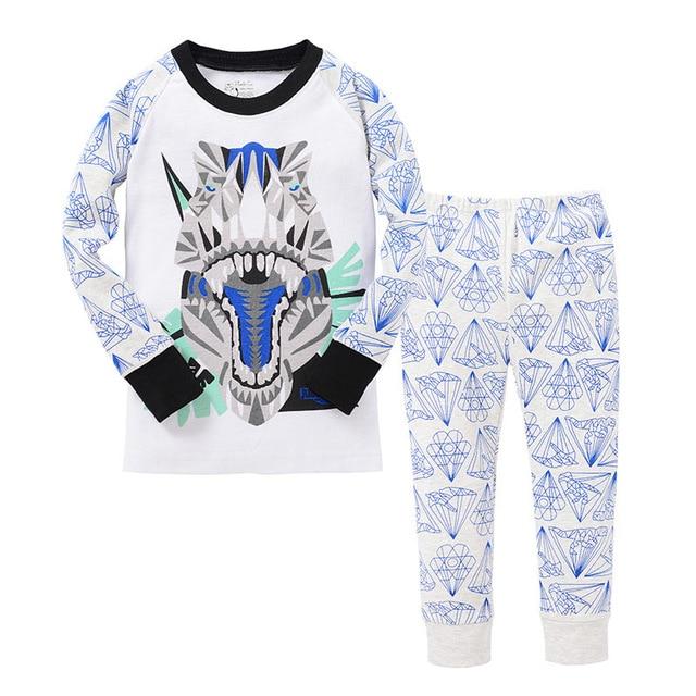 100 Cotton Full Sleeve Hero Cartoon Sleepwear Baby Nightwear Children Pajamas Sets Pijamas Unicornio Boys Clothes Girls PJS