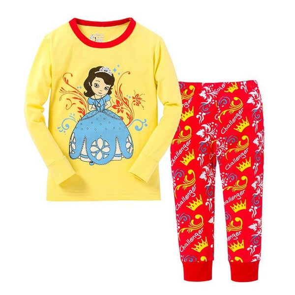 100 Cotton Full Sleeve Hero Cartoon Sleepwear Baby Nightwear Children Pajamas Sets Pijamas Unicornio Boys Clothes Girls PJS