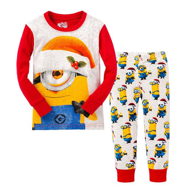 100 Cotton Full Sleeve Hero Cartoon Sleepwear Baby Nightwear Children Pajamas Sets Pijamas Unicornio Boys Clothes Girls PJS