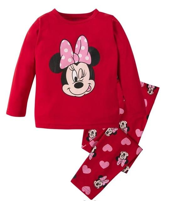 100 Cotton Full Sleeve Hero Cartoon Sleepwear Baby Nightwear Children Pajamas Sets Pijamas Unicornio Boys Clothes Girls PJS