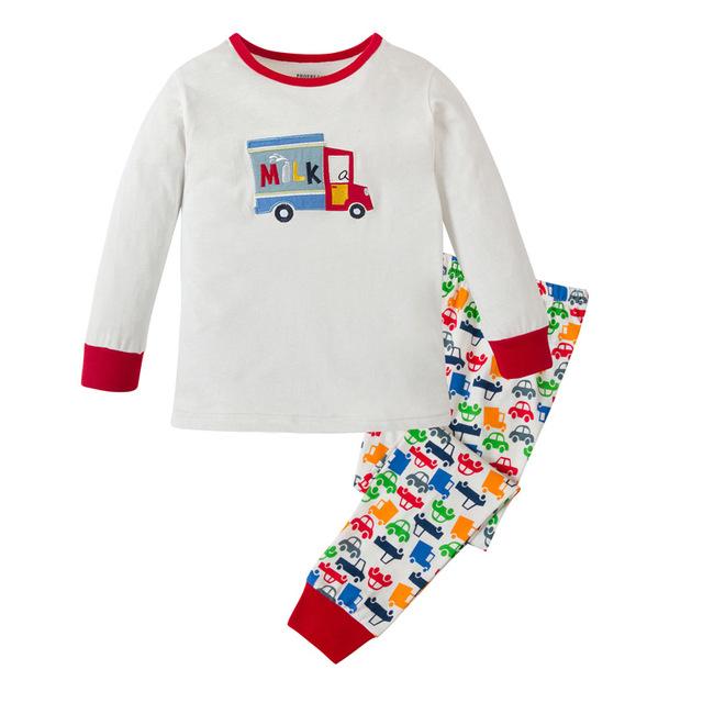 100 Cotton Full Sleeve Hero Cartoon Sleepwear Baby Nightwear Children Pajamas Sets Pijamas Unicornio Boys Clothes Girls PJS