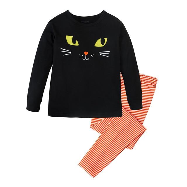 100 Cotton Full Sleeve Hero Cartoon Sleepwear Baby Nightwear Children Pajamas Sets Pijamas Unicornio Boys Clothes Girls PJS