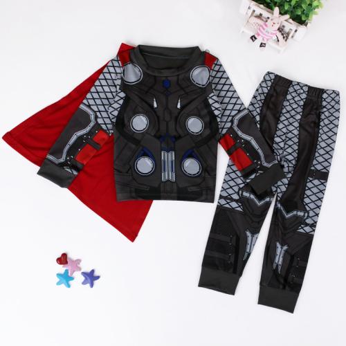 2016 Autumn Hulk Pajamas For Boys Super Hero Pajamas Pants Batman Iron Man Tracksuit Spiderman Batman Pajamas Suits Sleepwear