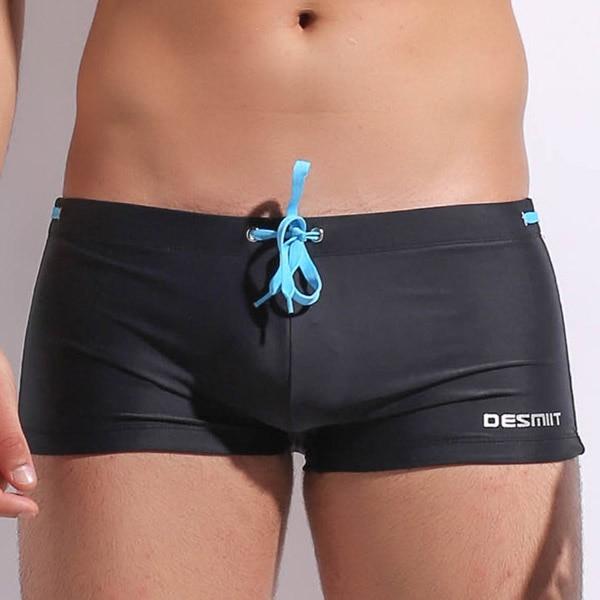 Hot Swimwear Men Breathable Men's Swimsuits Swim Trunks Boxer Briefs Sunga Swim Suits Maillot De Bain Beach Shorts Desmiit Brand