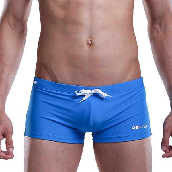 Hot Swimwear Men Breathable Men's Swimsuits Swim Trunks Boxer Briefs Sunga Swim Suits Maillot De Bain Beach Shorts Desmiit Brand