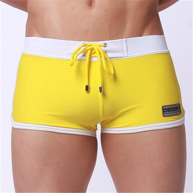 2016 New Men's Swimwear Sexy High Quality Men's Swimming Trunks Men's Beachwear Sexy Swimsuit for Men Brand Desmiit Sunga Briefs