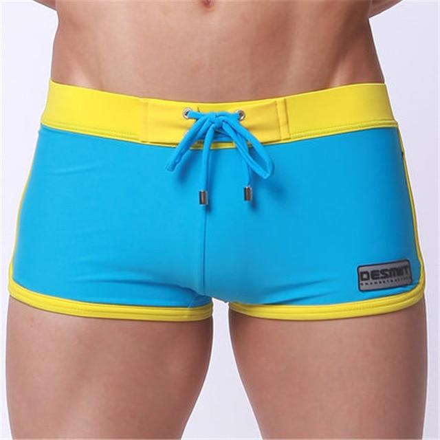 2016 New Men's Swimwear Sexy High Quality Men's Swimming Trunks Men's Beachwear Sexy Swimsuit for Men Brand Desmiit Sunga Briefs