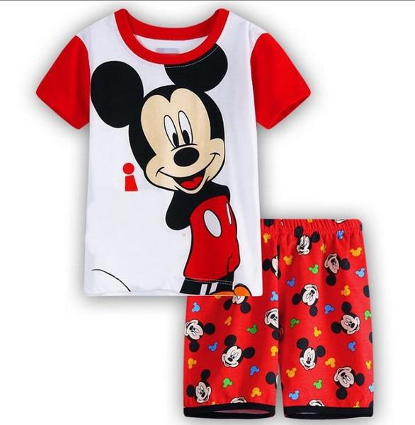 Hot Summer Kids Pajamas Baby Boys Gilrs Clothing 2017 top quality Costume Short Sleeve Pijamas children Sleepwear Sets