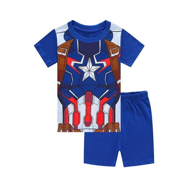 Hot Summer Kids Pajamas Baby Boys Gilrs Clothing 2017 top quality Costume Short Sleeve Pijamas children Sleepwear Sets