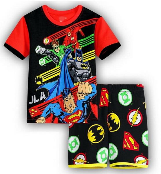 Hot Summer Kids Pajamas Baby Boys Gilrs Clothing 2017 top quality Costume Short Sleeve Pijamas children Sleepwear Sets