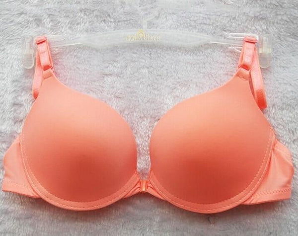 front button bra adjustable push up candy color glossy summer underwear sexy bra free shipping on sale