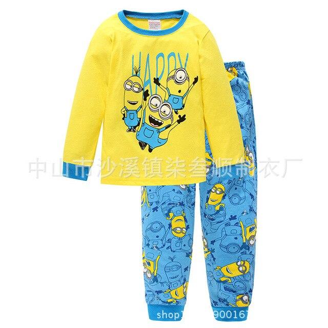 New Children Pajamas Set Kids Baby Girl Boys Cartoon Casual Pijamas Kids long sleeve Pyjamas Sleepwear Nightgown
