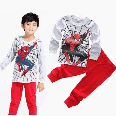 New Children Pajamas Set Kids Baby Girl Boys Cartoon Casual Pijamas Kids long sleeve Pyjamas Sleepwear Nightgown