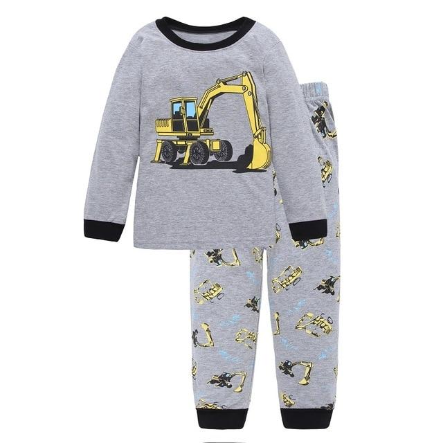 Cute Sheep Children Pajamas Sets Kids Sleepwear suit Sleeved T-Shirts Trousers Boy clothes Pj's Infant pijama Fashion Tops Pant