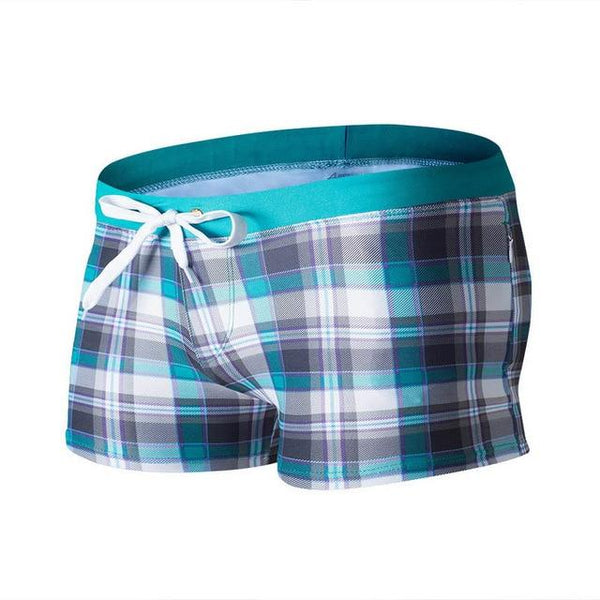 Double Pocket Swimwear Men 2016 Swimsuit Man Brand Gay wimsuits Printing Swimming Briefs Trunks Swim Shorts Beach Wear SungaKZ42