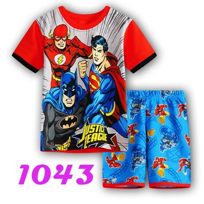 2017 Hot Summer Kids  Pajamas Baby Boys Gilrs Clothing Cartoon Costume Short Sleeve Pijamas children Sleepwear Pajamas Sets