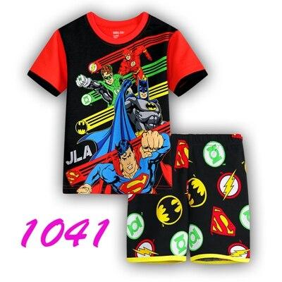 2017 Hot Summer Kids  Pajamas Baby Boys Gilrs Clothing Cartoon Costume Short Sleeve Pijamas children Sleepwear Pajamas Sets
