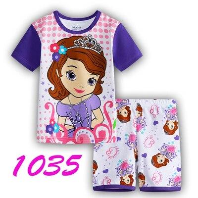 2017 Hot Summer Kids  Pajamas Baby Boys Gilrs Clothing Cartoon Costume Short Sleeve Pijamas children Sleepwear Pajamas Sets