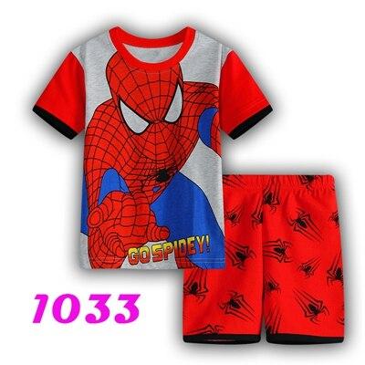 2017 Hot Summer Kids  Pajamas Baby Boys Gilrs Clothing Cartoon Costume Short Sleeve Pijamas children Sleepwear Pajamas Sets