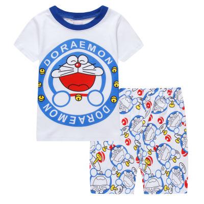 2017 Hot Summer Kids  Pajamas Baby Boys Gilrs Clothing Cartoon Costume Short Sleeve Pijamas children Sleepwear Pajamas Sets