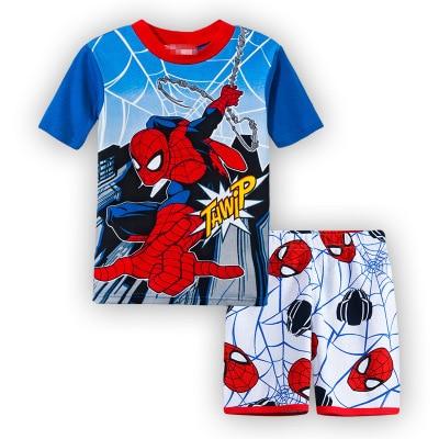 2017 Hot Summer Kids  Pajamas Baby Boys Gilrs Clothing Cartoon Costume Short Sleeve Pijamas children Sleepwear Pajamas Sets