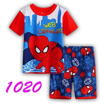 2017 Hot Summer Kids  Pajamas Baby Boys Gilrs Clothing Cartoon Costume Short Sleeve Pijamas children Sleepwear Pajamas Sets