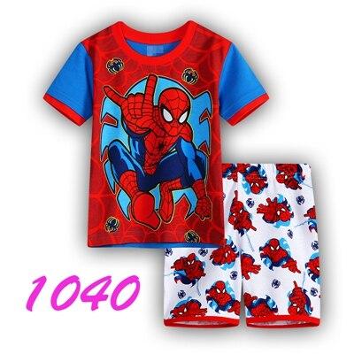 2017 Hot Summer Kids  Pajamas Baby Boys Gilrs Clothing Cartoon Costume Short Sleeve Pijamas children Sleepwear Pajamas Sets