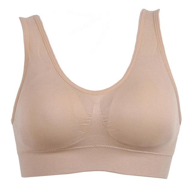 Sexy women push up bra big size backless padded bras plus size comfortable wireless brassiere breathable seamless bra