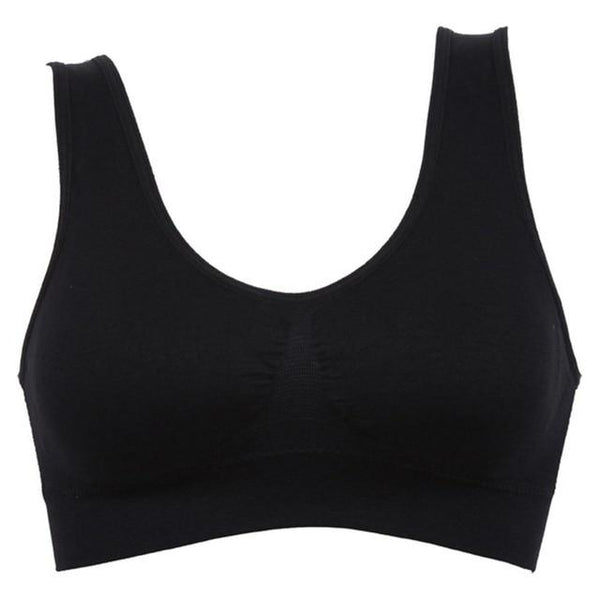 Sexy women push up bra big size backless padded bras plus size comfortable wireless brassiere breathable seamless bra
