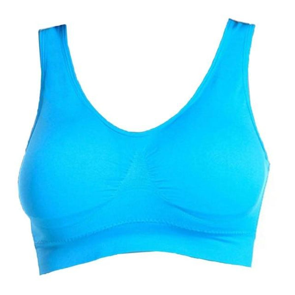 Sexy women push up bra big size backless padded bras plus size comfortable wireless brassiere breathable seamless bra