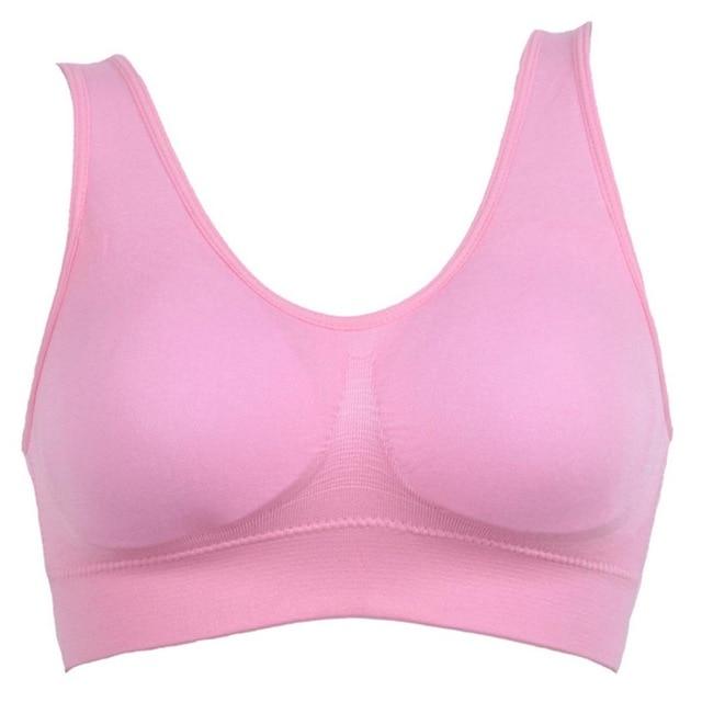Sexy women push up bra big size backless padded bras plus size comfortable wireless brassiere breathable seamless bra